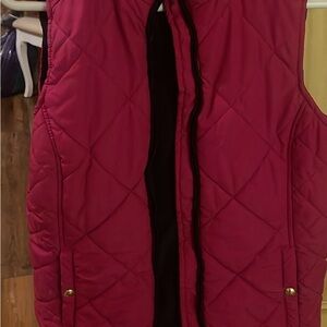 Lauren Ralph Lauren Quilted Vest - Deep Pink